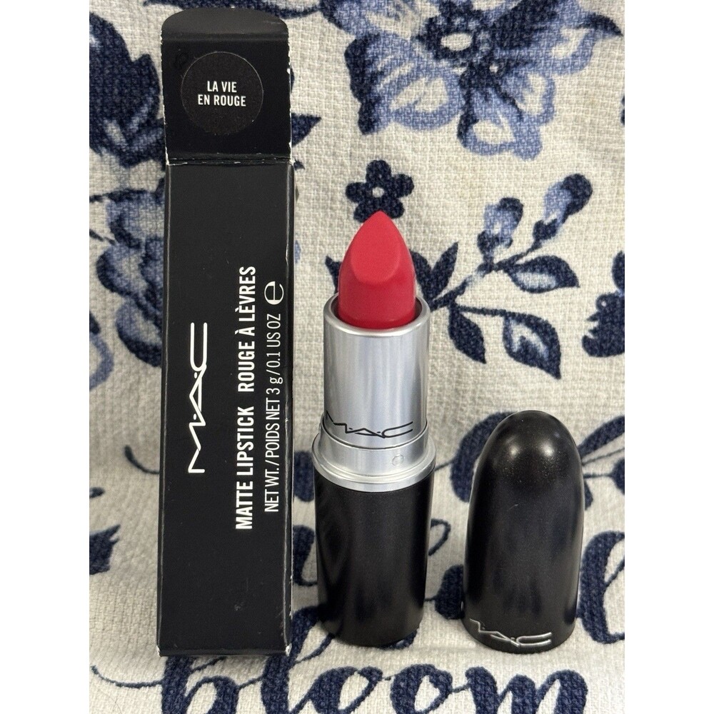 MAC Matte Lipstick - La Vie En Rouge 2014- 0.1 oz - Discontinued - NIB